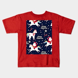 Christmas Unicorn Kids T-Shirt